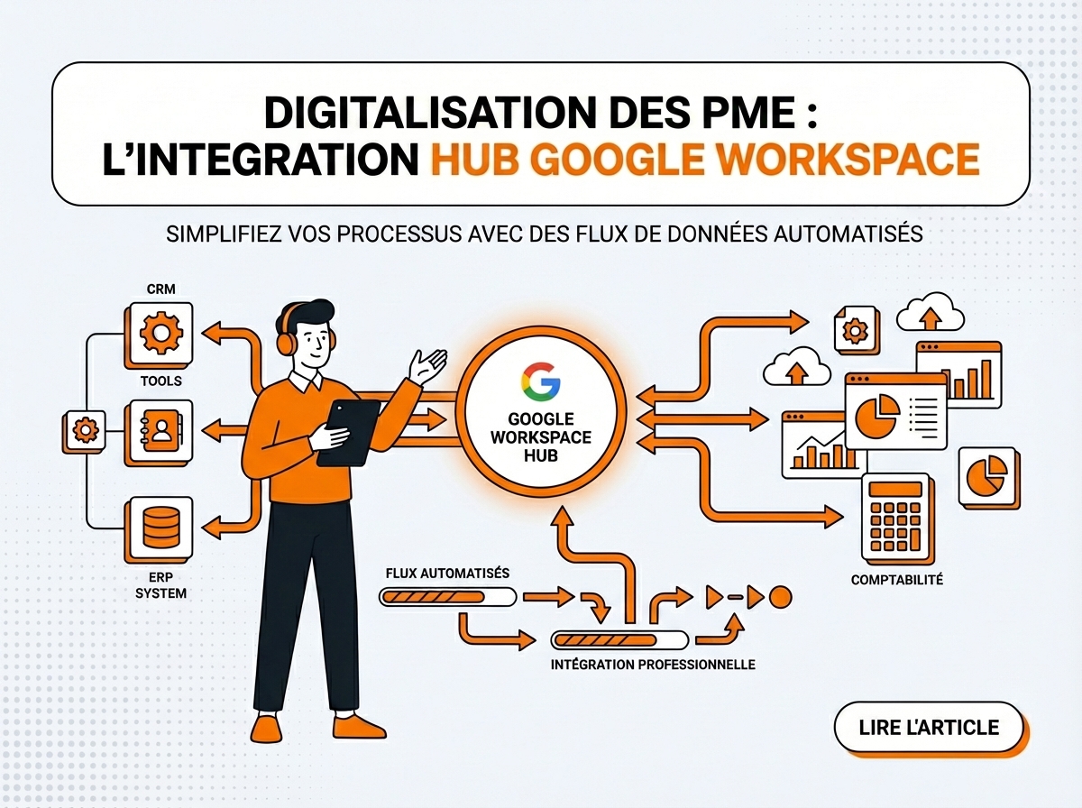 Google Workspace comme plateforme pour vos outils métier PME