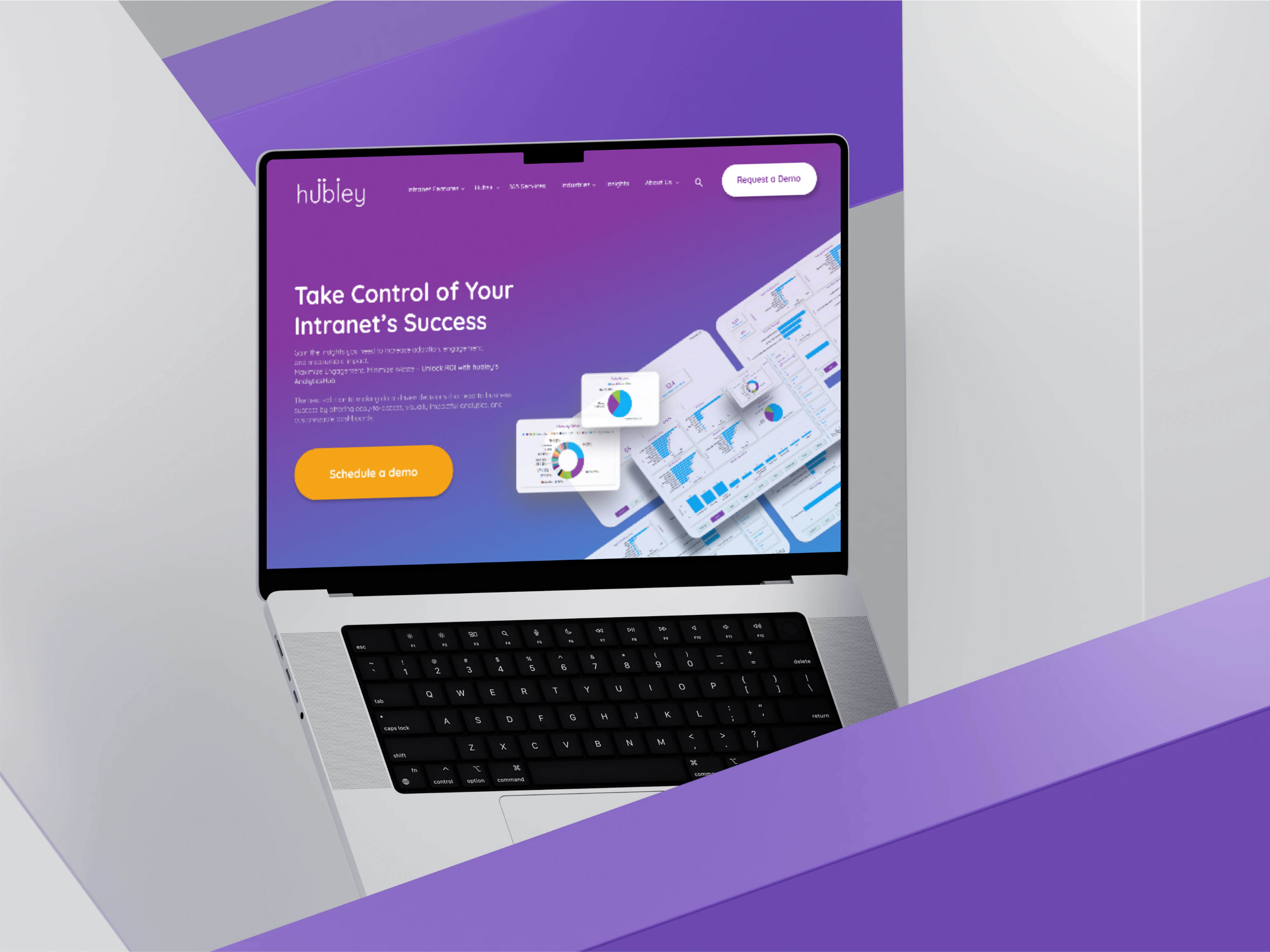 Landing Page Desktop — Take Control of Your Intranet’s Success