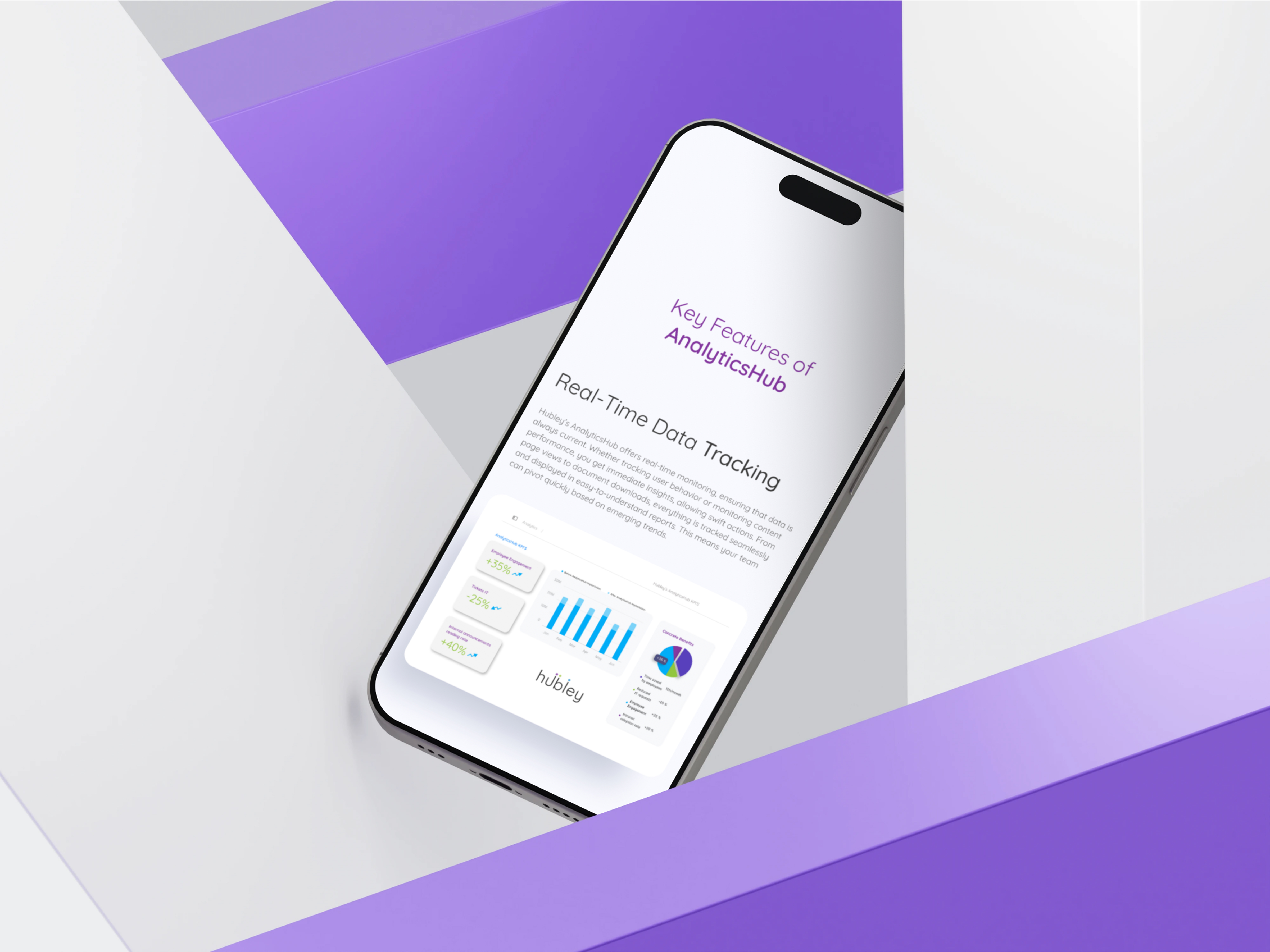 Version Responsive Mobile — Key Features of AnalyticsHub