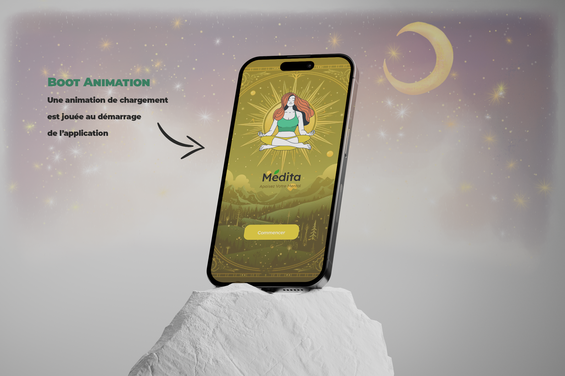 Boot Animation — Écran de lancement mystique