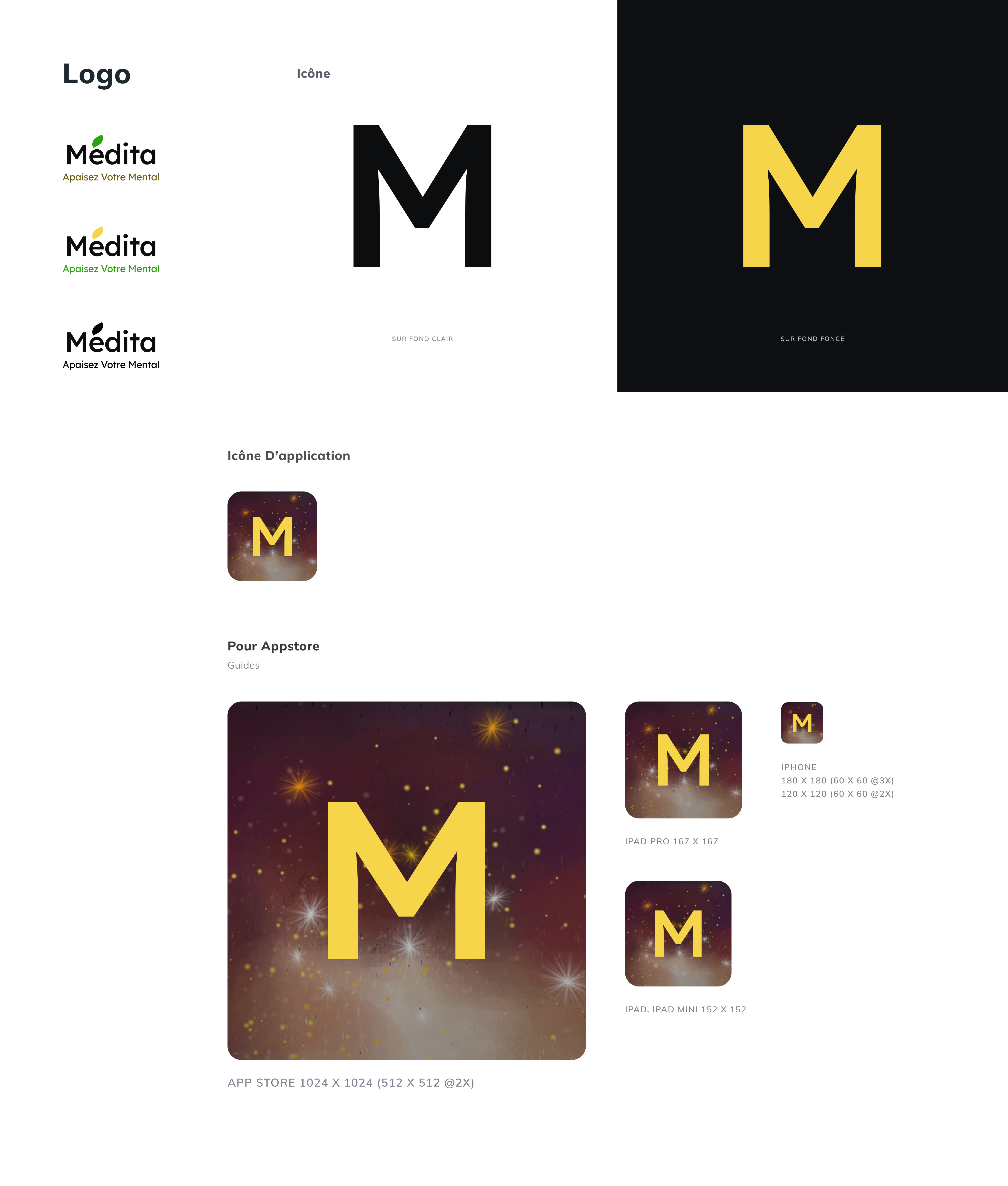 Logo Guideline — Déclinaisons et icône App Store