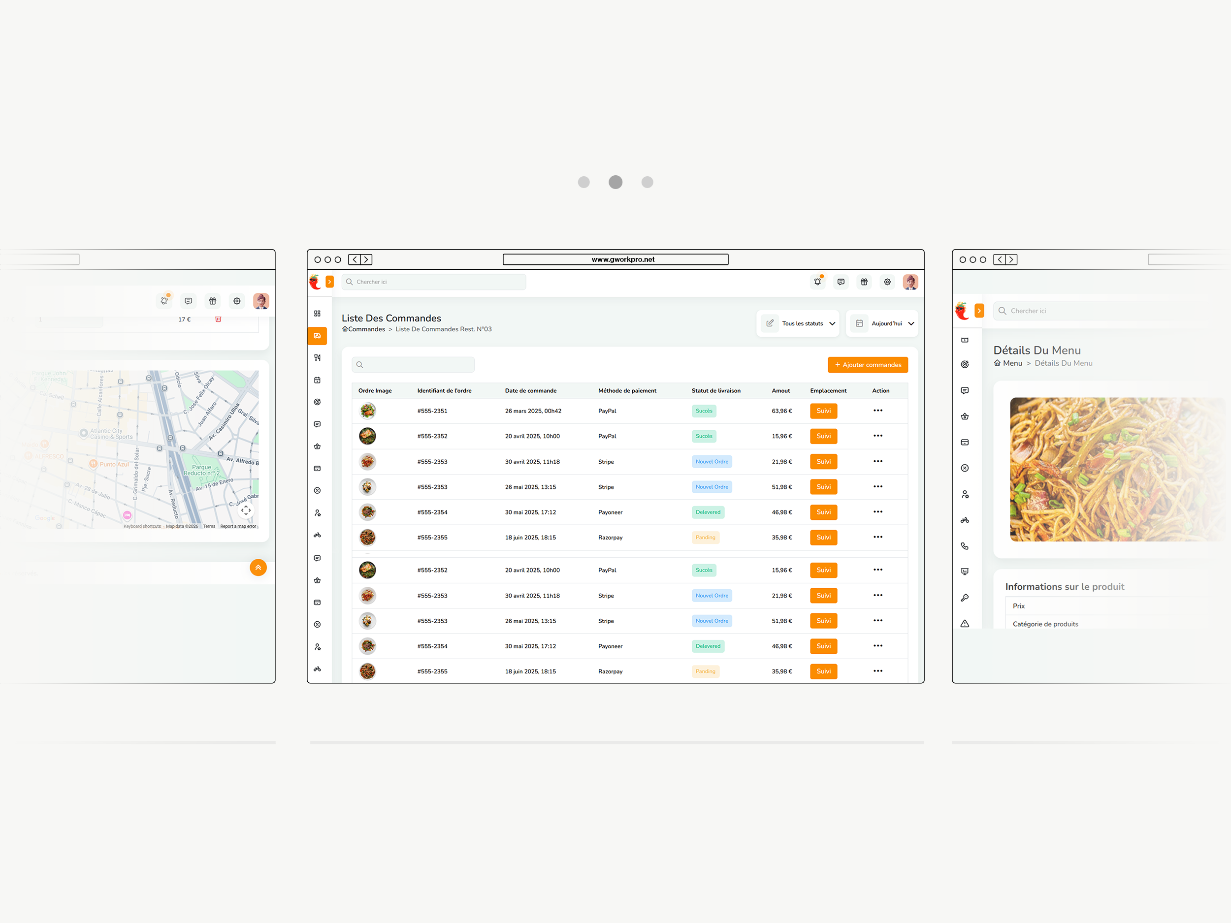 SpiVolca — Tableau de Bord Admin Restaurant & Livraison